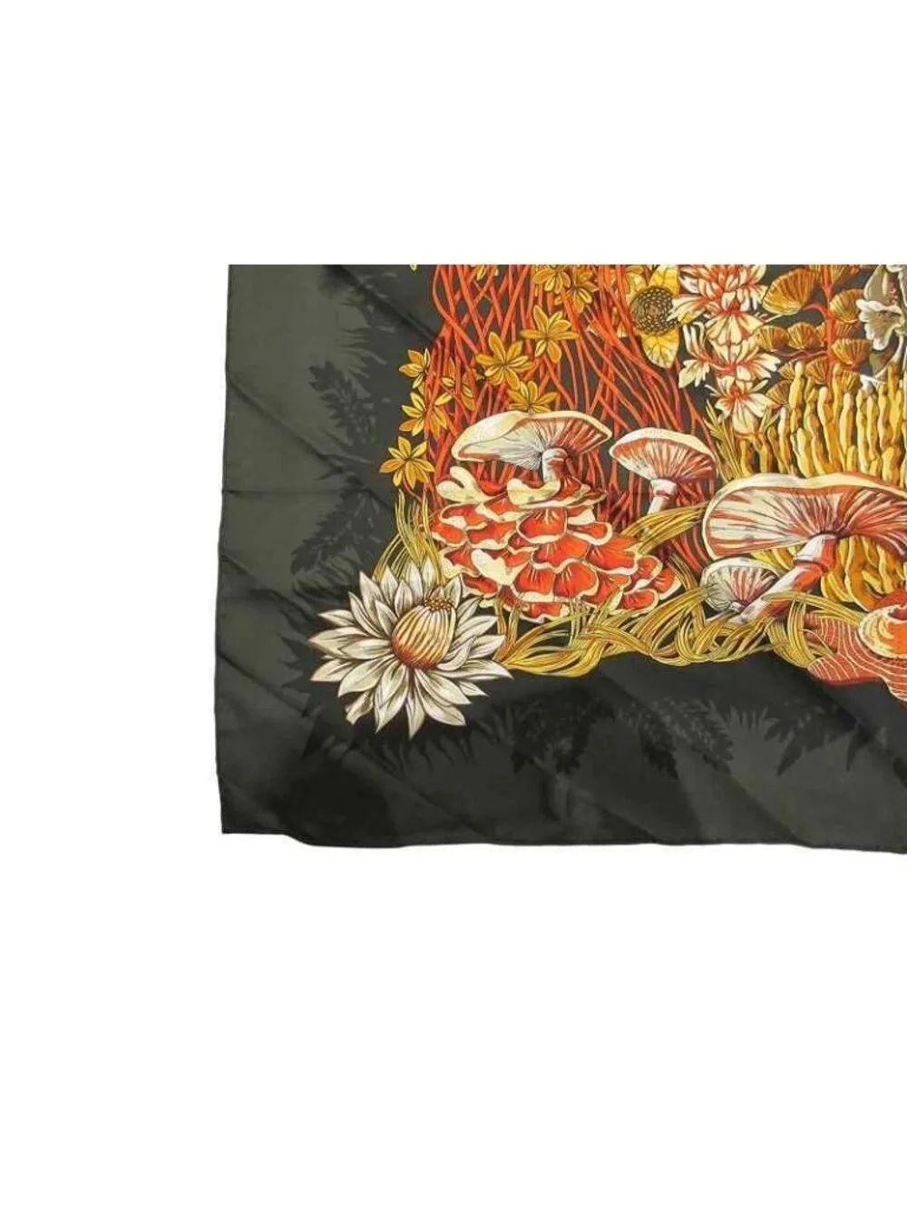 Hermes Scarf Carre 90 L'ile Deserte Human Island Green - Picture 3 of 6